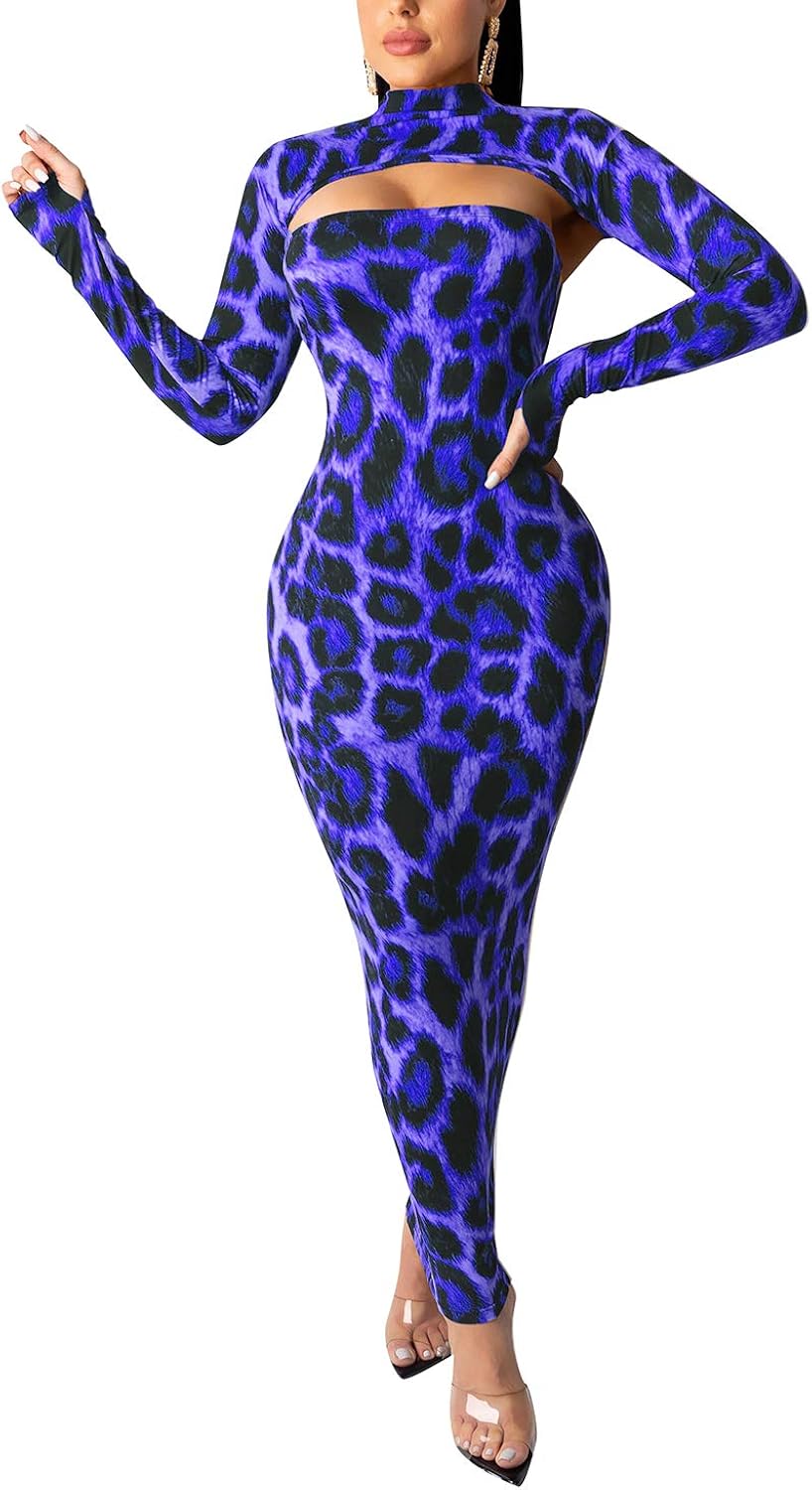 one piece dress with long shrug