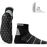 Maestro Soccer Grip Socks for Men and Women | Cotton-nylon-spandex blend, breathable, odor-resistant; textured tread for stability; for training, soccer, hockey