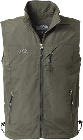 Amazon Co Jp G Netshop アウトドアベスト カメラマンベスト フィッシングベスト ジャケット メンズ 登山 キャンプ 春 夏 秋 ２xl グリーン カメラ