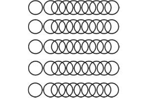 Ofowin [50 Pcs] Nitrile Rubber O-Rings 10mm OD 8mm ID 1mm Width, Metric Buna-N Sealing Gasket for Pressure Washer, Filter, Pump, Plumbing, Water Hose, air Pipe, Gauges, Automotive, Machine