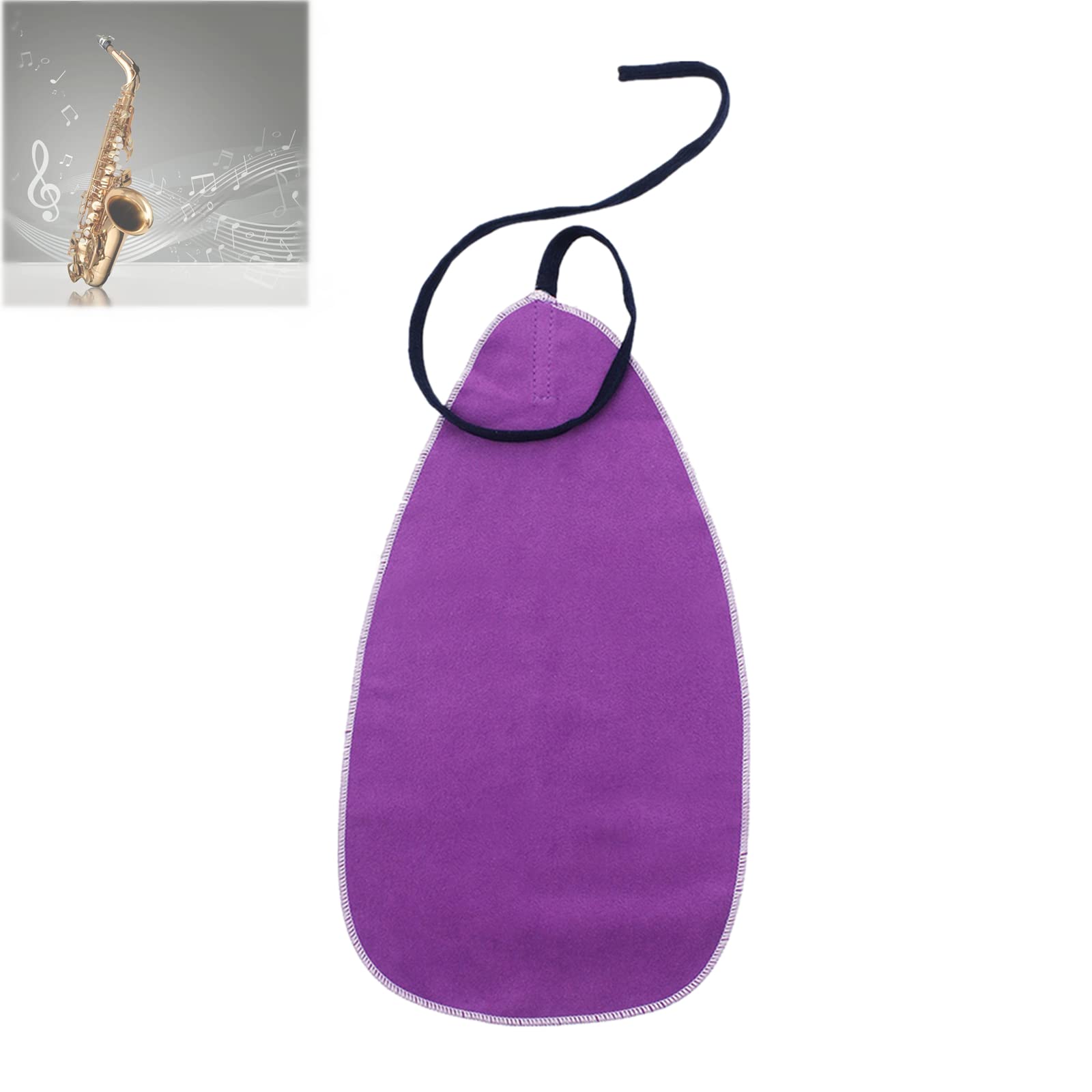 Sax Instrument Cleaner, Saxophone Pull Through Swab Instrument Cleaner Cloth for Flute Oboe Clarinet Saxophone