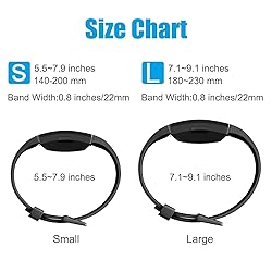 AK Soft TPU Wristbands Compatible with Fitbit