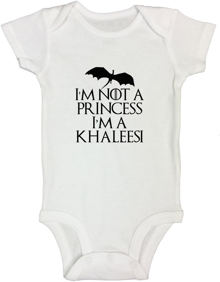 Kids Game of Thrones Onesie Child “Im Not a Princess Im a Khaleesi” Girls Bodysuit
