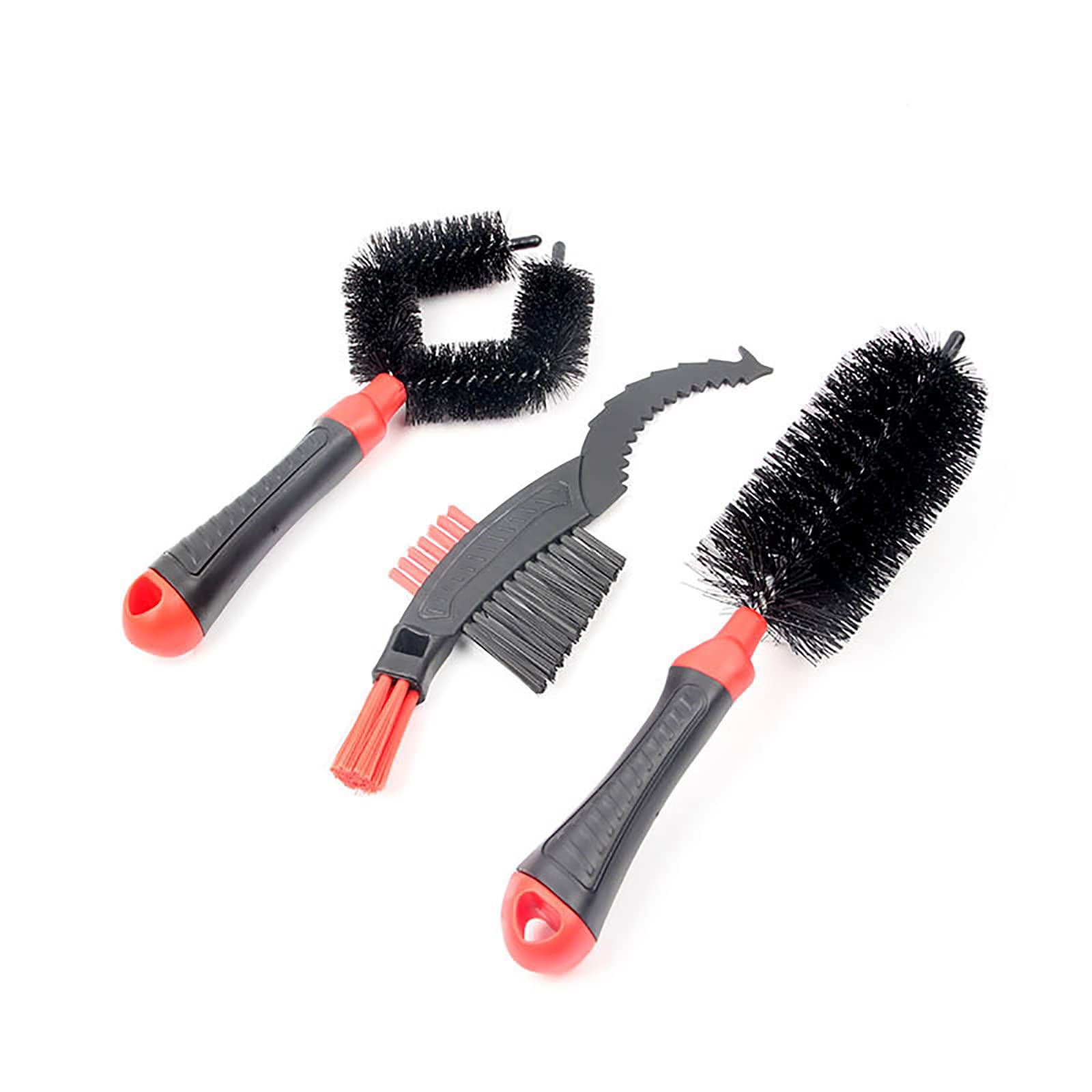 WANGCL 3pcs Bicycle Cleaning Kit Bicycle Chain Cleaner Brush Set for Mountain Road City Mixed Folding Bike