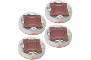 OSOLADY 4pcs Solar Energy Colorful Tire Valve Stem Lights, Flashing Auto Wheel Decorative Lamps for Car and Bike Accessories