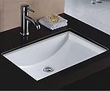 Wells Rectangular 22 x 16 Ceramic Undermount