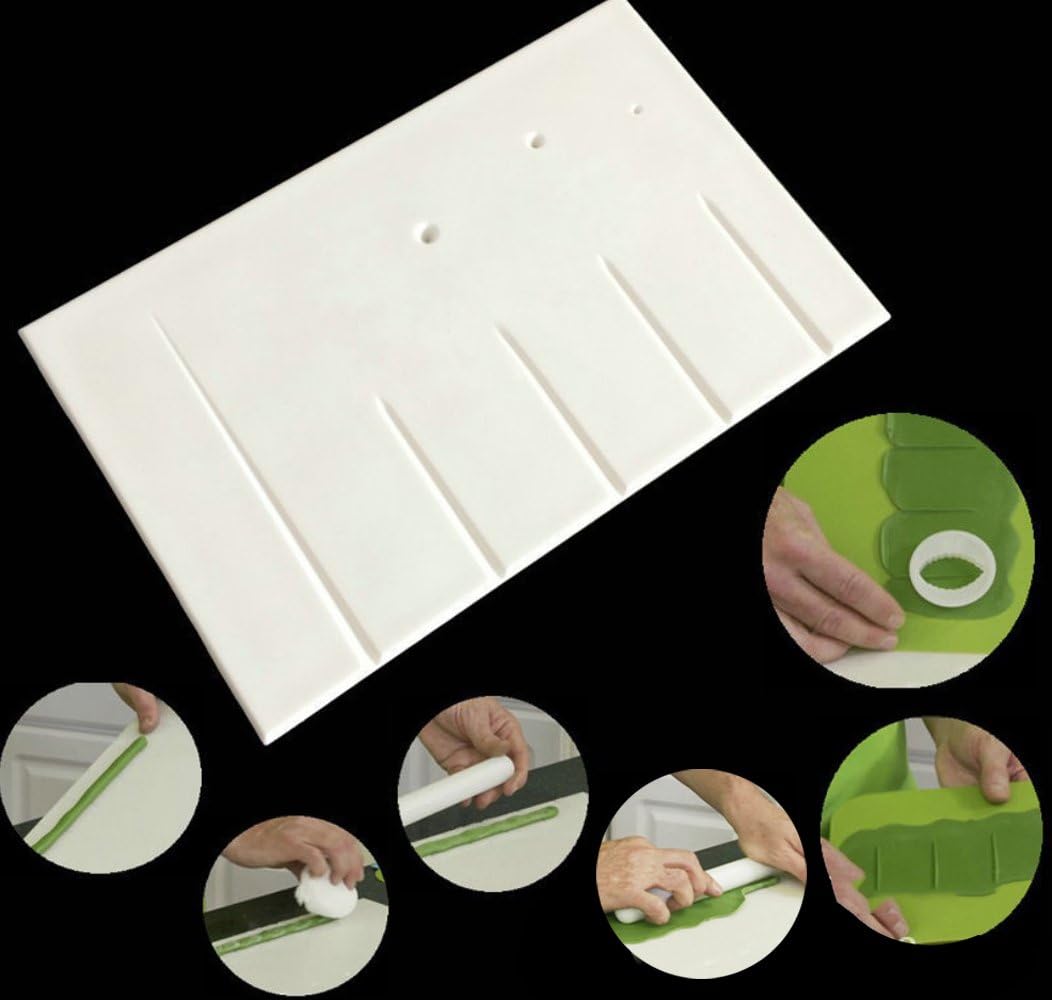 Petal and Leaves Veining Board Grooving Board for Gumpaste Flowers