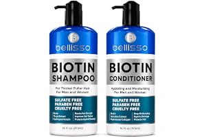Biotin Shampoo and Conditioner Set - Sulfate and…