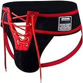 JOCKMAIL Men's Briefs Jock Strap Athletic Supporter Wide Belt Comfortable Men Sport Underwear Briefs for Gym Sport