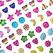 Hestya Sticker Earrings 3D Gems Sticker Girls Stick on Earrings (1680 Pieces)