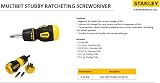 Stanley 066358 Multi-Bit Stubby Screwdriver Set with Magnetic Tips view 7