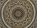 Popular Handicrafts Wall Hanging Tapestry For Bedroom Hippie Mandala Bohemian Psychedelic Hippy Intricate Floral Design Indian Tapestries Bedspread 84 x 90 Inches (215cm x 230cm) Brown