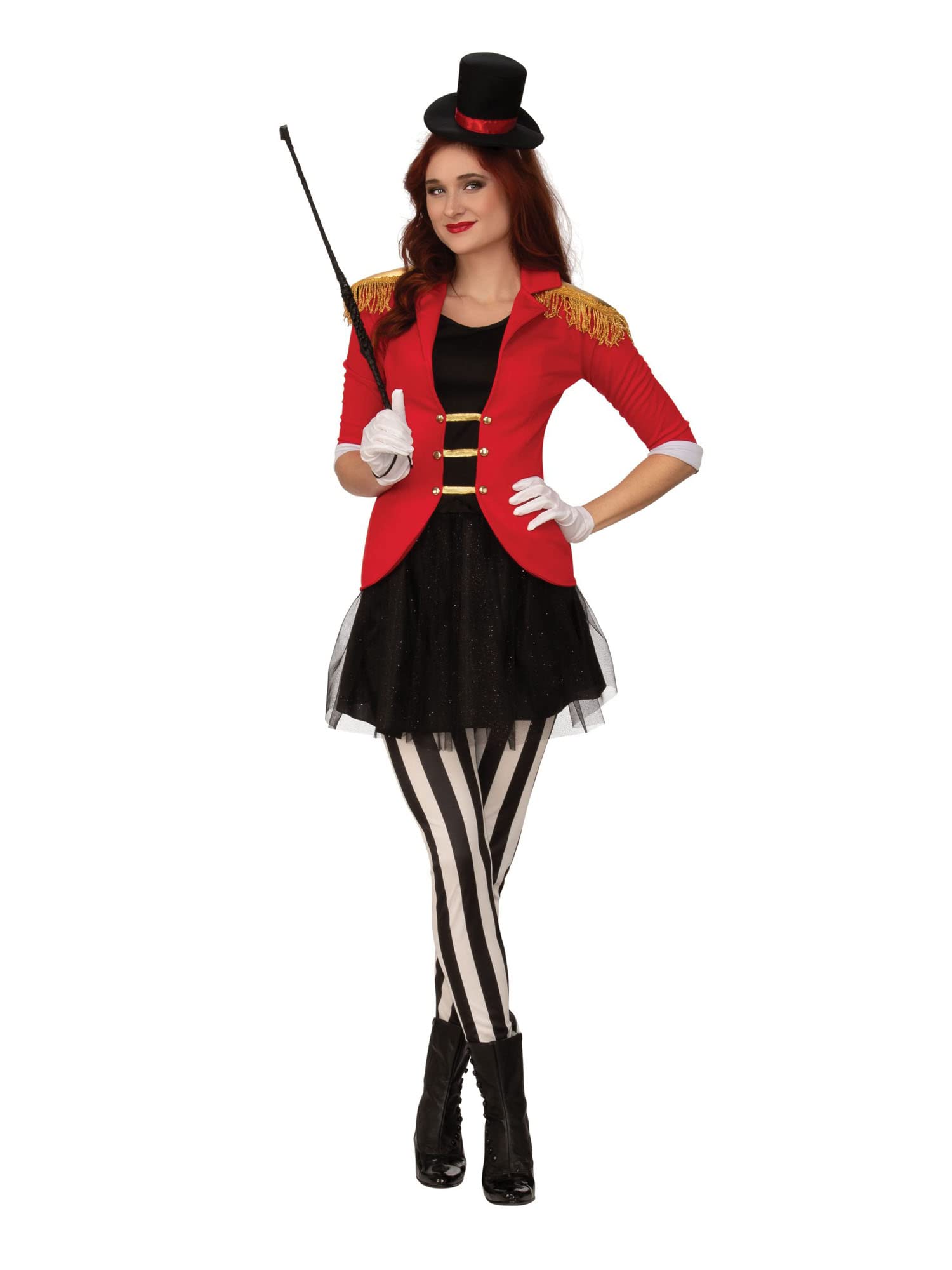 Rubies Multicolor Ringmaster Female Adult Costume Set (Medium) - Gorgeous Design, Perfect for Halloween, Festivals, Cosplay Events, Circus & Carnival-Themed Parties Halloween