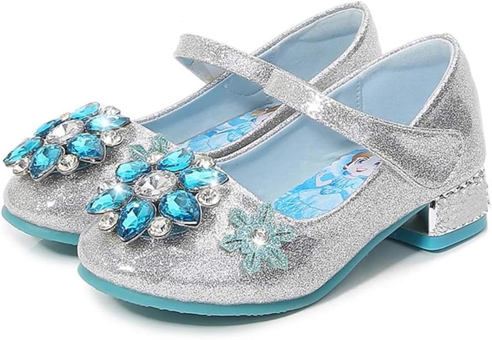 sandale talon carré argenté