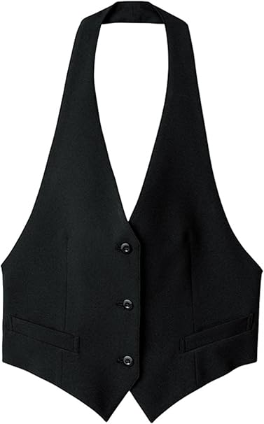 Amazon Co Jp アルベ Arbe レディース カマーベスト 黒 カフェ ウエイトレス レストラン ソムリエ 飲食店 女性用 ユニフォーム ブラック As8066 10 服 ファッション小物