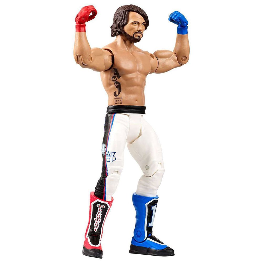 WWE FMH54 Wrestle Mania AJ Styles Figurine, Multi-Colour