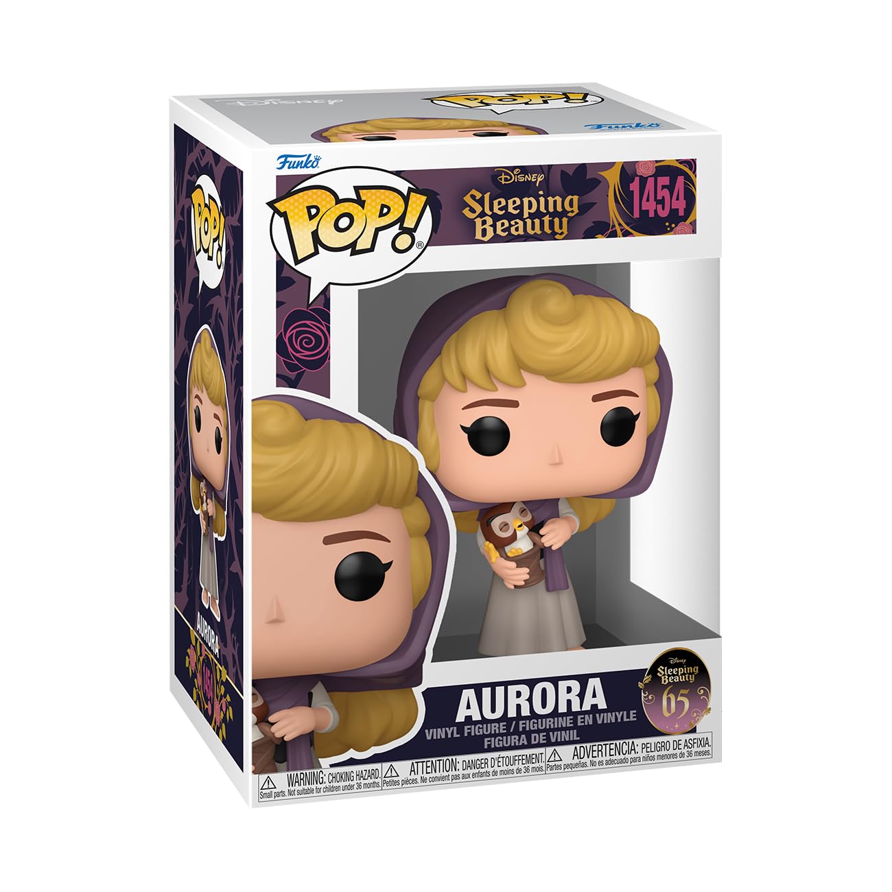 Funko POP! Disney: Sleeping Beauty 65th Anniversary - Aurora With Owl - Collectable Vinyl Figure - Gift Idea - Official Merchandise - Toys for Kids & Adults - Movies Fans