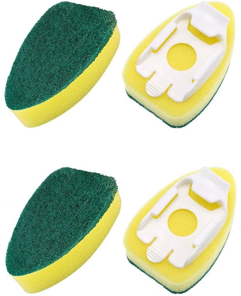 Dish Wand Refills Sponge Heads, Heavy Duty Dish Wand Brush Replacement