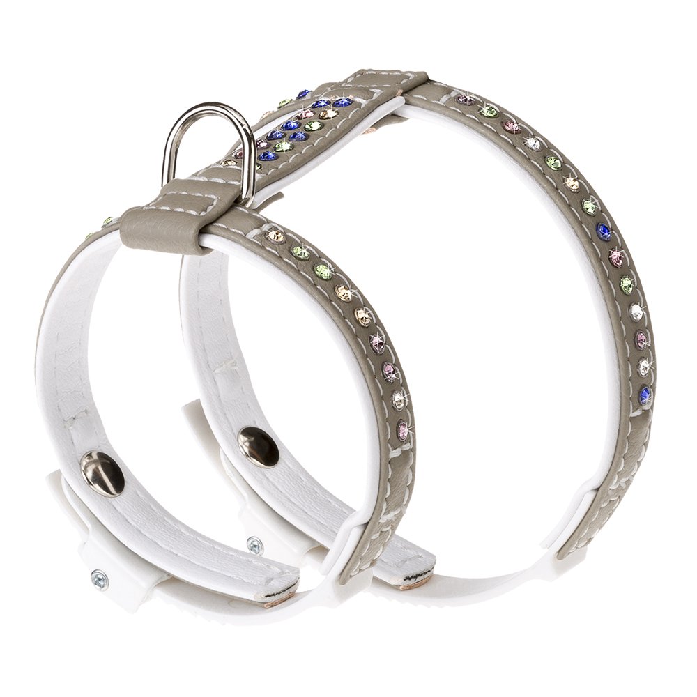 Ferplast Lux P M Dog Harness A: 28/32 cm - B: 40/47 cm Dove Grey