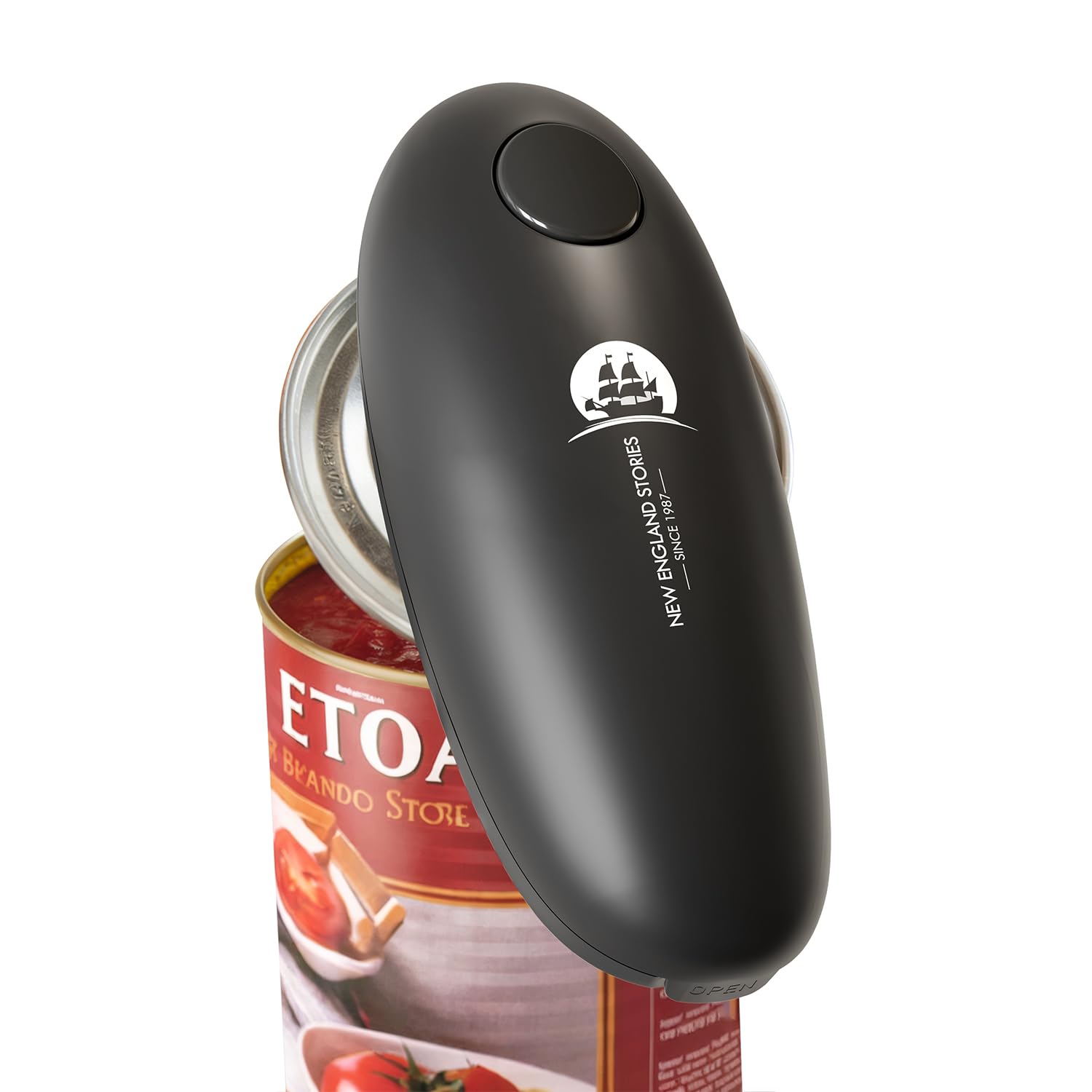 Automatic Electric Can Opener - Hands-Free Operation, Smooth Edge Cutting, Battery Powered for Effortless Opening