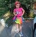 MOLFROA Baby Girls Colorful Layered Dance Outdoor Rainbow Tutu Skirt 5-6 Years