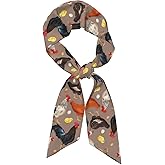 FYQZVI Purse Scarf Handbags For Women Scarfs Bags Band Hair Neck Scarves Silky Long Thin Satin Headscarf Fashion