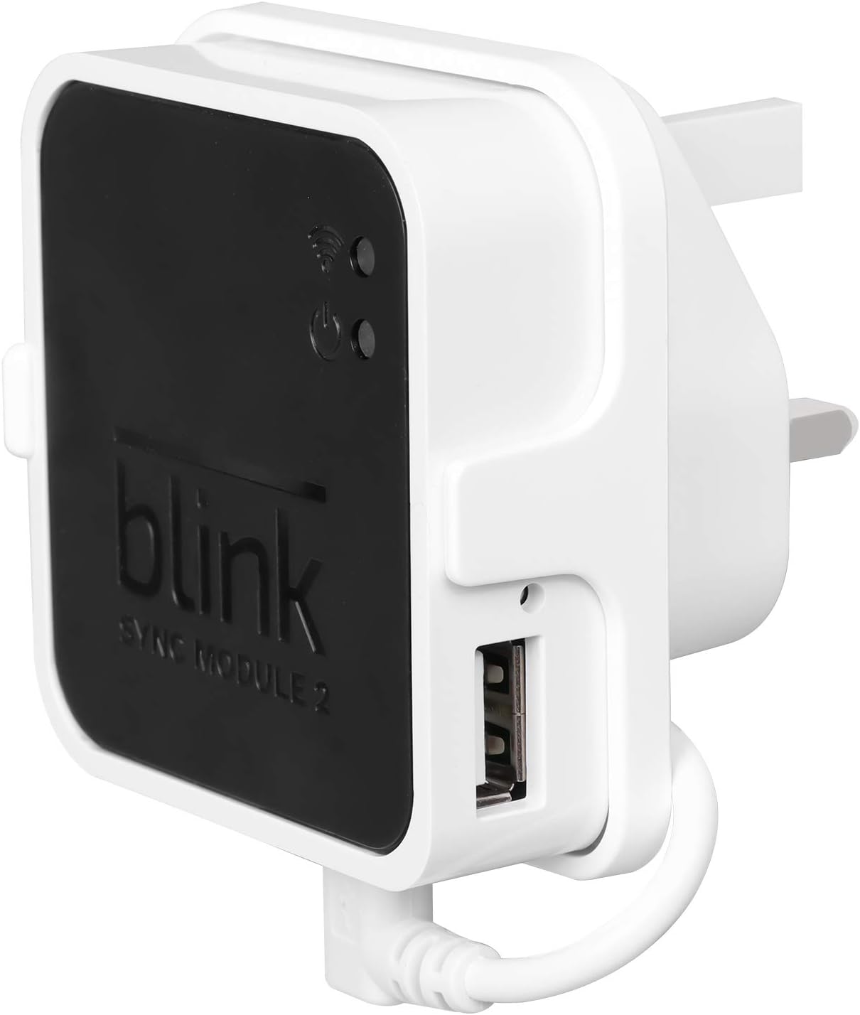 HOLACA Outlet Holder Compatible with Blink Sync Module 2 Blink Sync Module, 1 PCS Module Mount, White, 1PCS