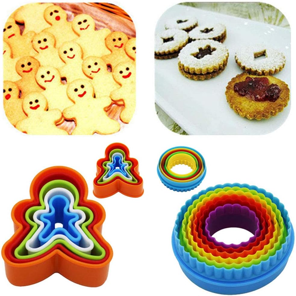Cookie Cutter Shapes Set, 32Pcs 6 Shapes Biscuit Cutters Shapes - Image 4