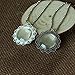 Bundle 12 Pcs Round Pendant Trays & 12 Pcs Flower Circle Pendant Trays in Silver, Antiqued Silver & Bronze with 24 Pcs Glass Cabochon Dome Tiles for Crafting DIY Jewelry Making, 48 Pcs (Style 1)