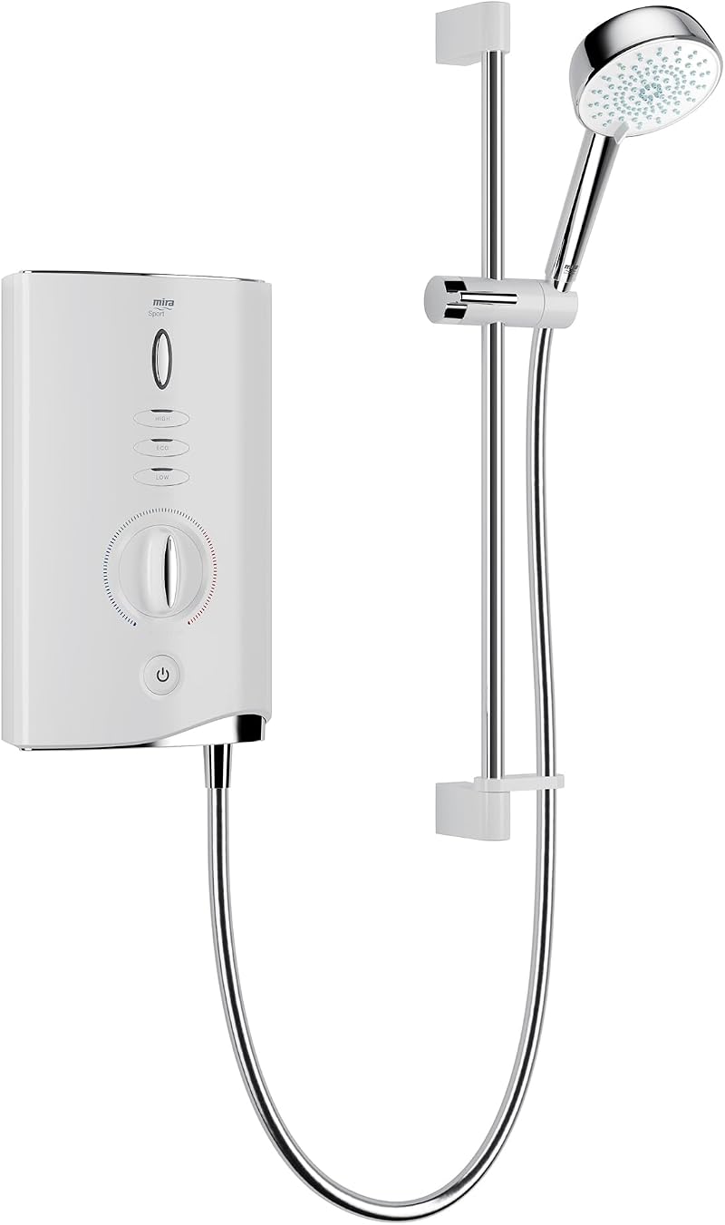 Mira Sport Max 9KW Electric Shower Dual Outlet Airboost Technology Shower Head