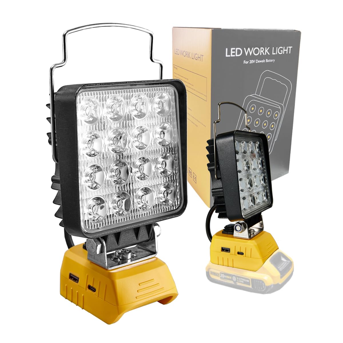 Dewalt Lamp Inch Cordless Led Work Light For Dewalt 20v