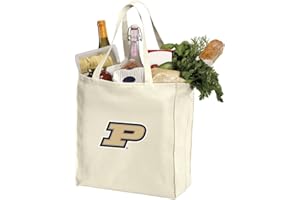 BROAD BAY Reusable Purdue University Grocery Bags or Purdue Shopping Bags NATURAL COTTON One Size