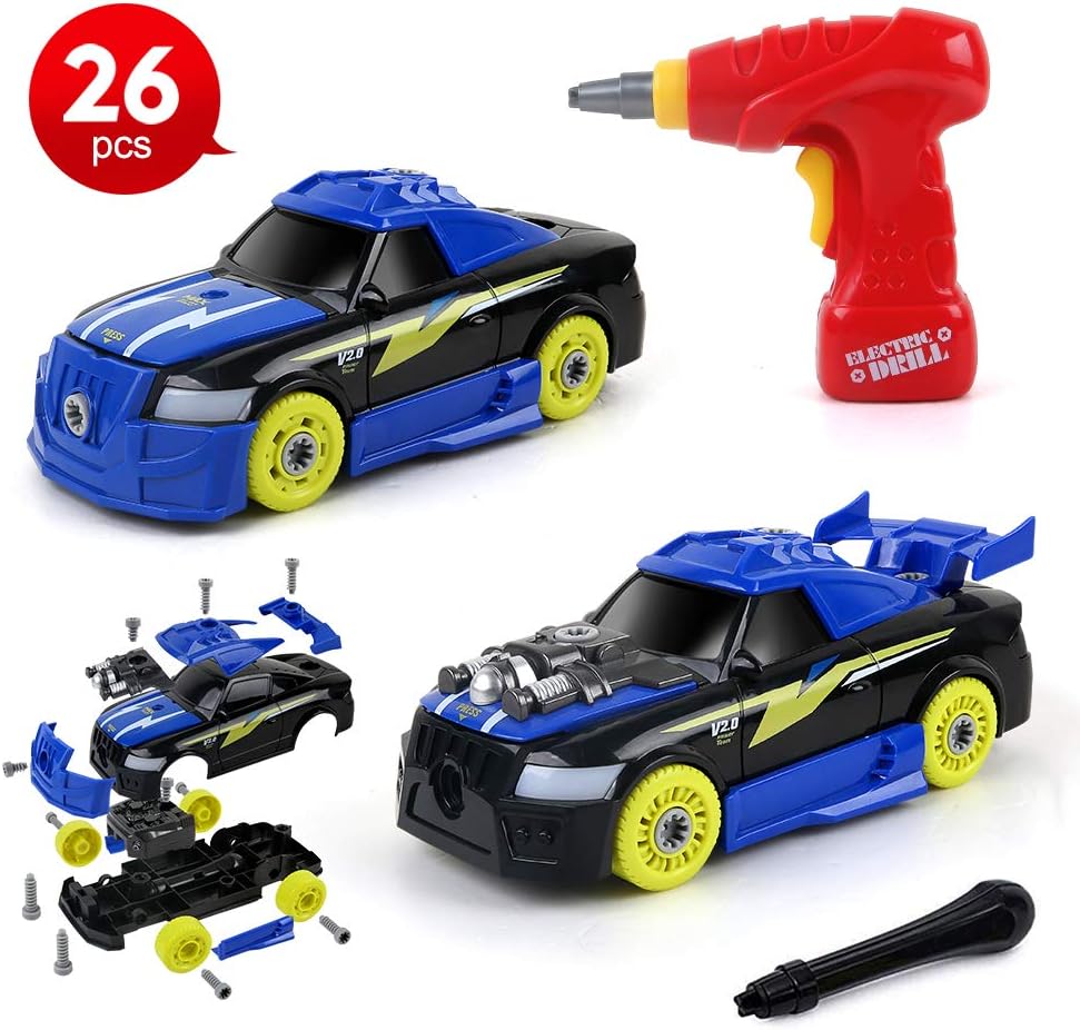 Best take apart toy car with drill