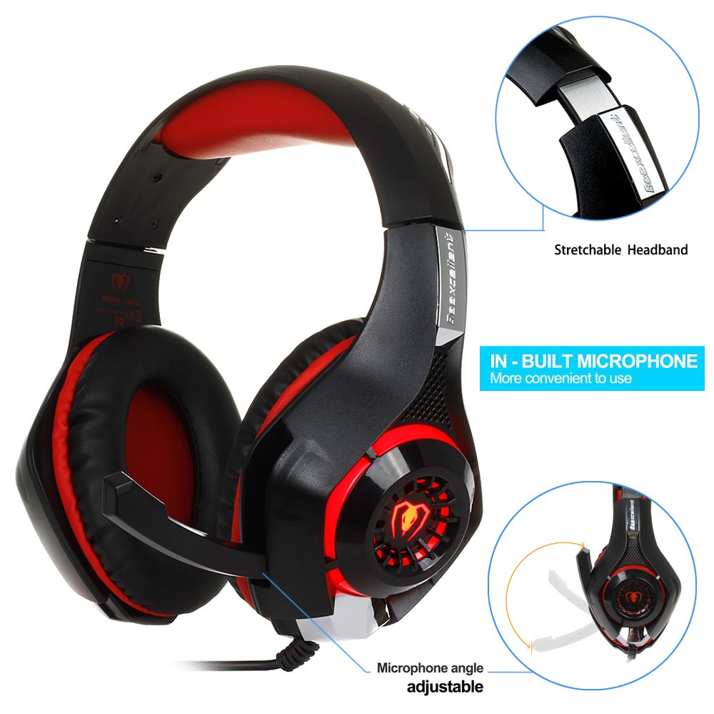Xbox One HeadsetRedHoney PS4 Gaming HeadsetXbox Gaming HeadsetLED
