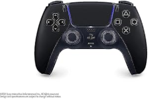Sony Official Playstation 5 Dualsense Wireless Controller - Midnight Black (PS5) (PS5)