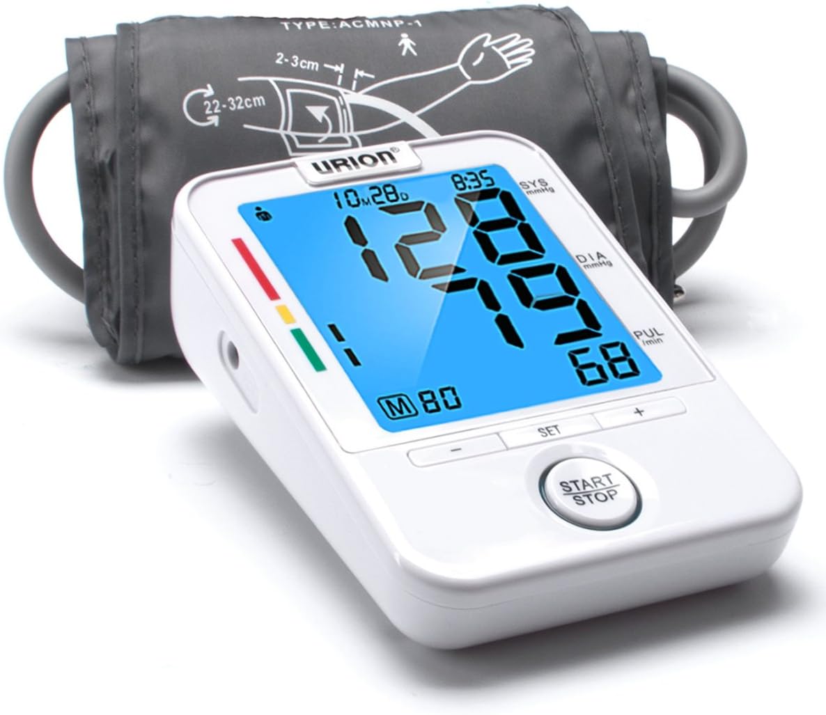 Upper Arm Blood Pressure Monitor with Automatic Digital Blood Pressure
