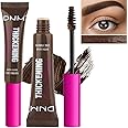 Tinted Thickening Brow Mascara,Brow Fast Sculpt,Waterproof, Transfer-proof, Brush to Fill in Eyebrows and Cover Gray Hairs - Cruelty Free - Light Medium Brown (2pcs 07 Espresso)