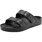 YUHITYGZGS Unisex Comfortable EVA Sandals with Arch Support, Adjustable Buckle, Summer Beach Slide Sandal for Women and Men