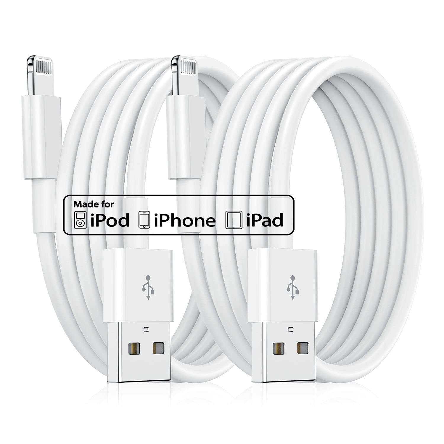 Charging Cords Longer Iphone Cord Usb Cable Amazon 10 Foot