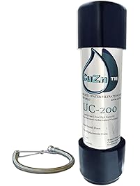 CuZn UC-200 Under Counter Water Filter - 50K Ultra High Capacity - Made in USA