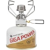 Snow Peak GigaPower Camping Stove with Automatic Ignition | Automatic Ignition, Lightweight &amp; Compact, Fast Boil Performance, Ideal for Camping &amp; Backpacking