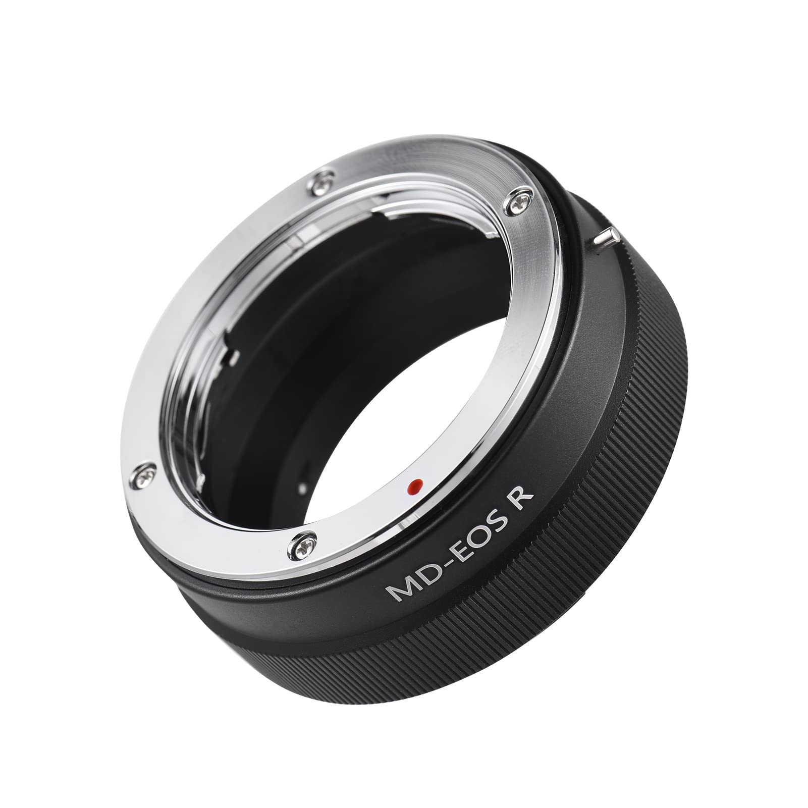 Andoer Aluminium Alloy Manual Lens Mount Adapter Ring for Minolta MD MC to Canon EOS R/RP/Ra/R5/R6/R7/R10 Mirrorless Camera with RF Mount