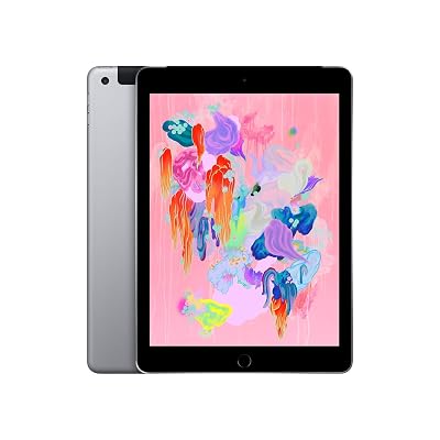 Apple 2018 iPad (Wi-Fi + Cellular, 32GB) - Space Gray (Renewed)