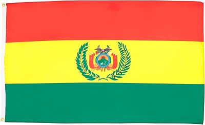 AZ FLAG Bolivia Flag 2x3 ft 100D Polyester with 2 Brass Eyelets Fade Resistant