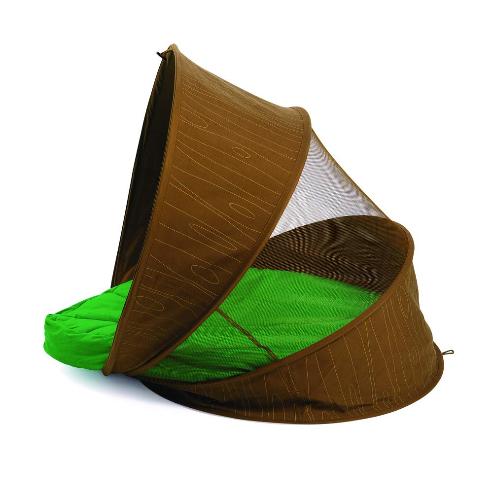 Hideaway Log Chair with Cushion by Environments, Portable Pop-Up Woodland Play Tent, Kids Retreat for Calming Space, Perfect for Quiet Time and Reading