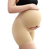 KUNINDOME Seamless Maternity Shapewear, Belly Support Pregnancy Underwear for Maternity Photography and Baby Shower Dresses
