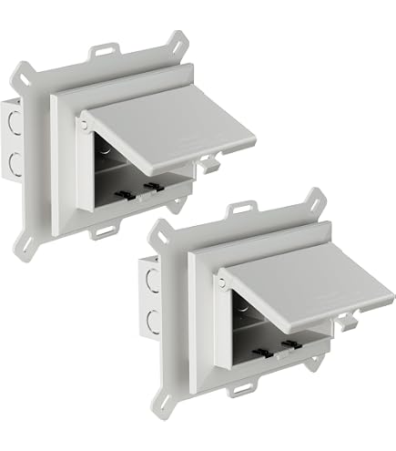 Arlington Dbhb1 C Einbaustrahler Box – 1-Fach, Nichtmetallisch, 18.3x12.5x13.1 Cm, UV-beständig