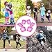 eNilecor Kid's Knee Pads Elbow Pads Wrist Guards for Skateboarding Cycling Skating Roller Blading Protective Gear Pack of 6 (Small, Purple/Pink)