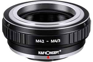 K&F Concept M42 Lens to Micro 4/3 Lens Adapter,M42 Screw Mount to Micro Four Thirds M43 MFT Fits for Olympus PE, Panasonic Lumix