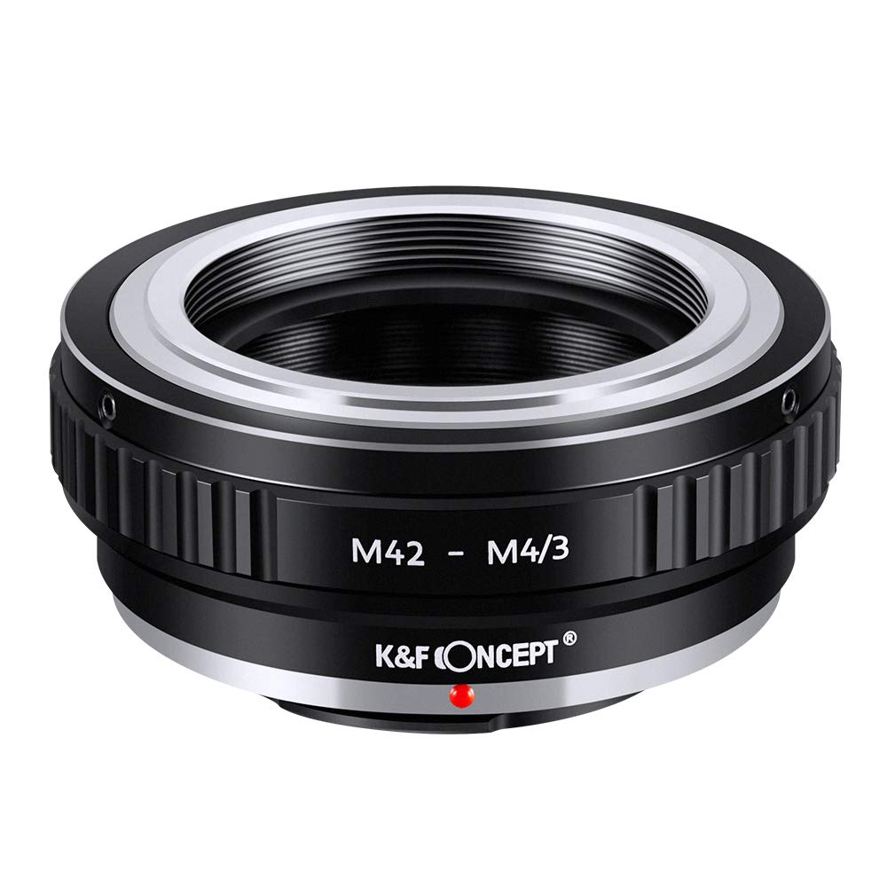 K&F CONCEPT M42 to M4/3 Lens Mount Adapter, for M42 Screw Mount Lens to Compatible with Micro 4/3 Four Thirds MFT Mount Cameras — image 1